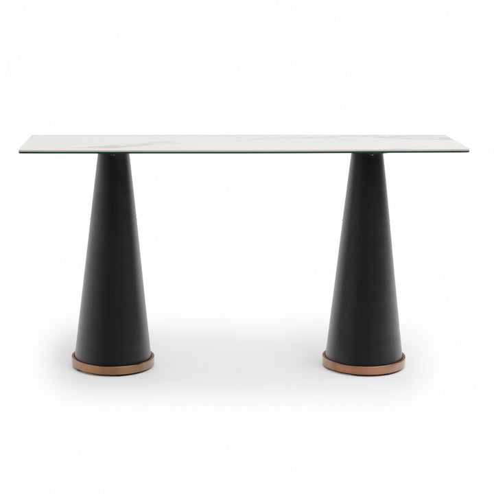 Wyon Ceramic Console Table Black