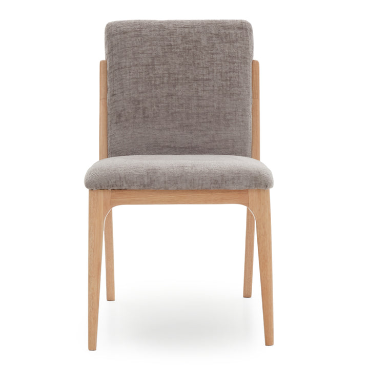 Edrina Fabric Chair Light Grey