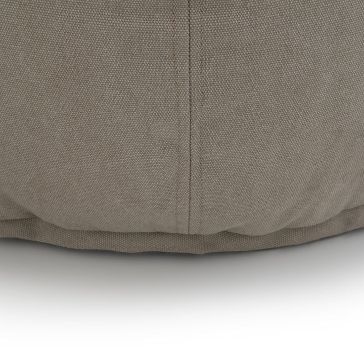 Eloka Bean Bag with Ottoman Beige