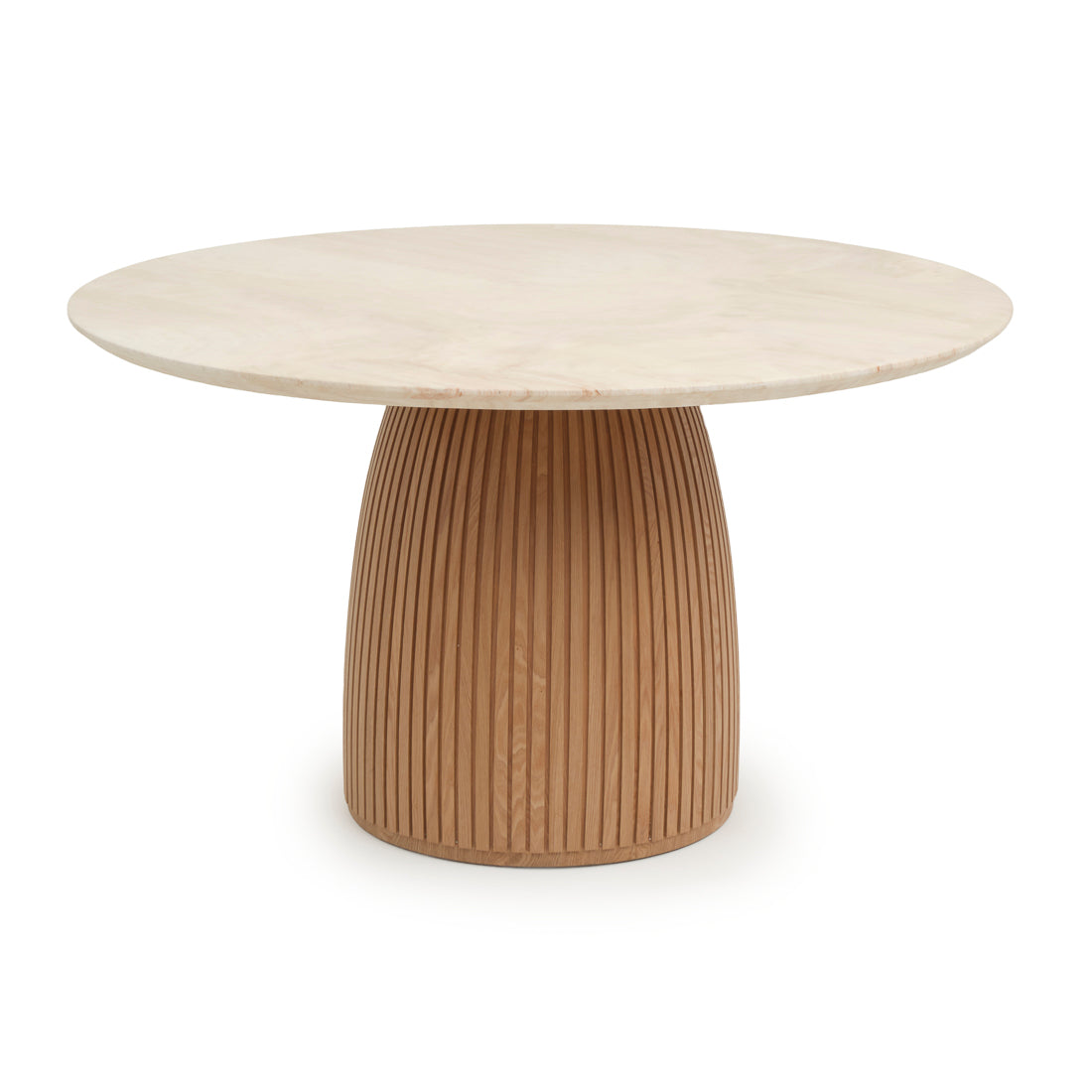 Namora Travertine Dinette Table Light Brown