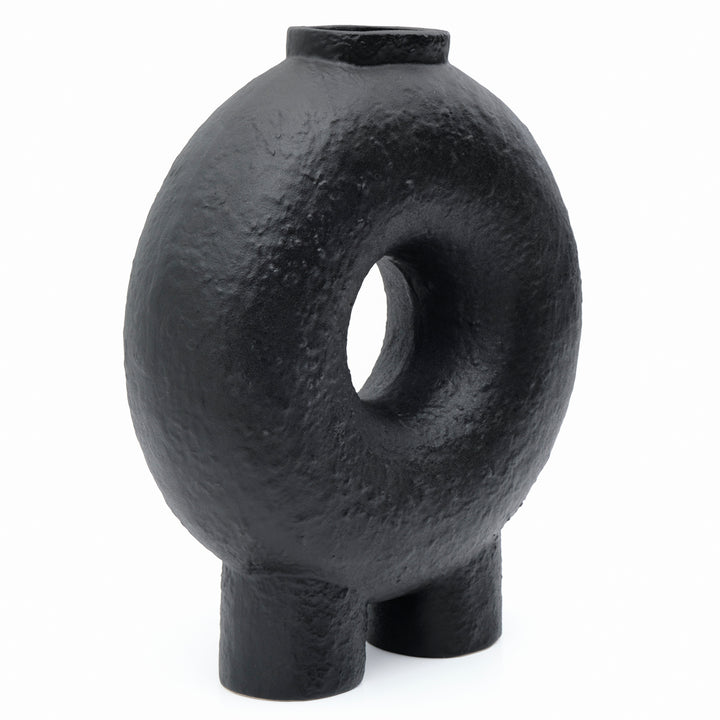 Saja Ceramic Vase Black