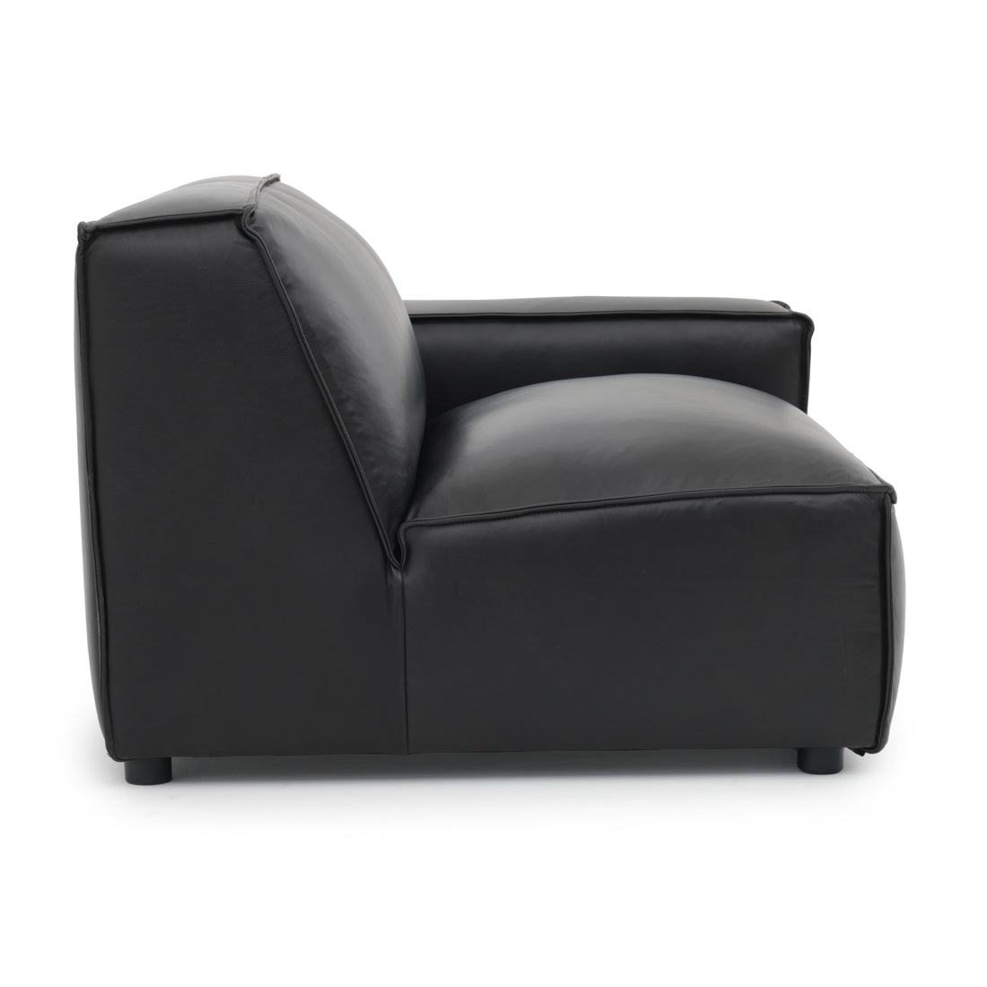 Nook Modular Right Chair Black