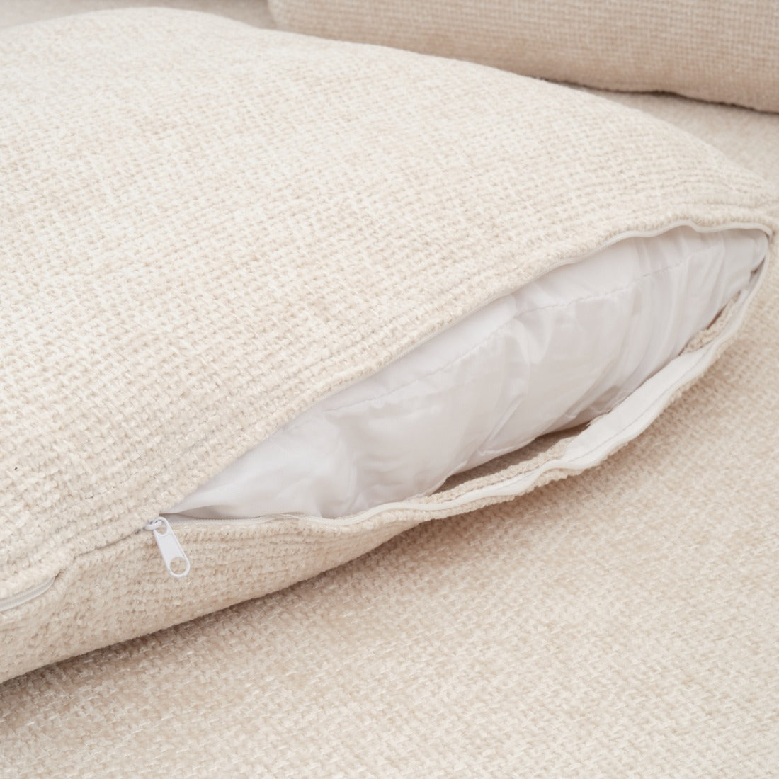 Nivanshi Sofa-Pod Beige