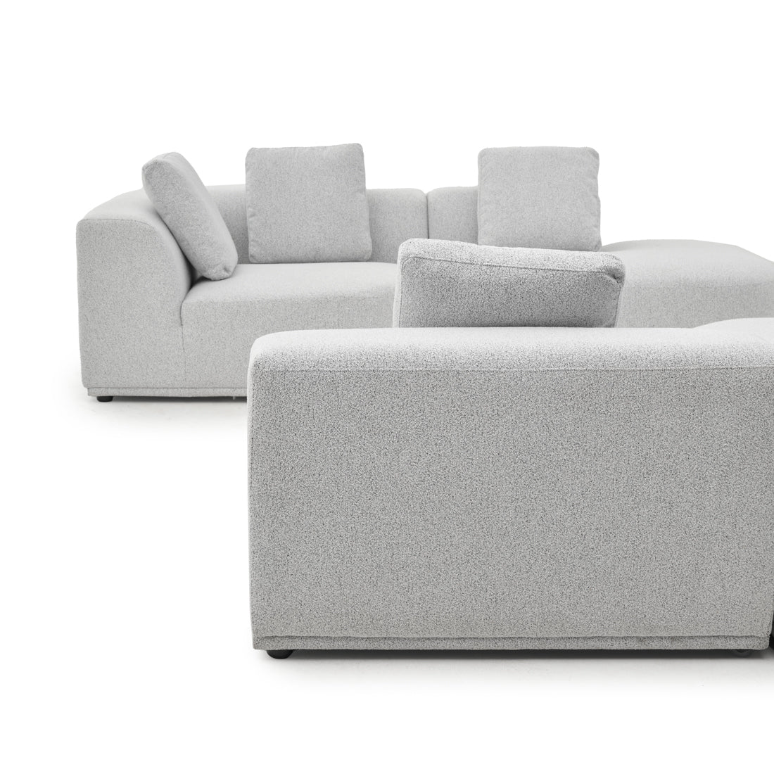 Willowdale Fabric Modular Set Light Grey
