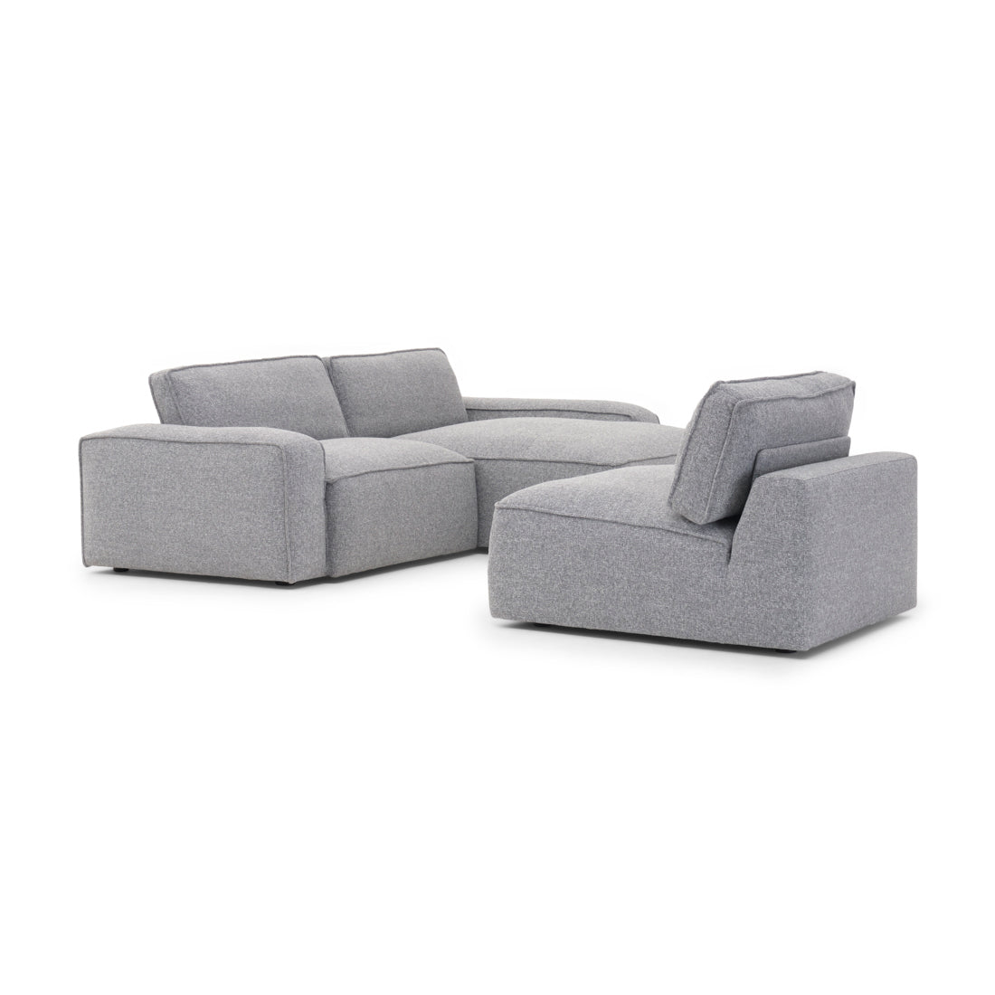Nash Fabric Modular Set Dark Grey