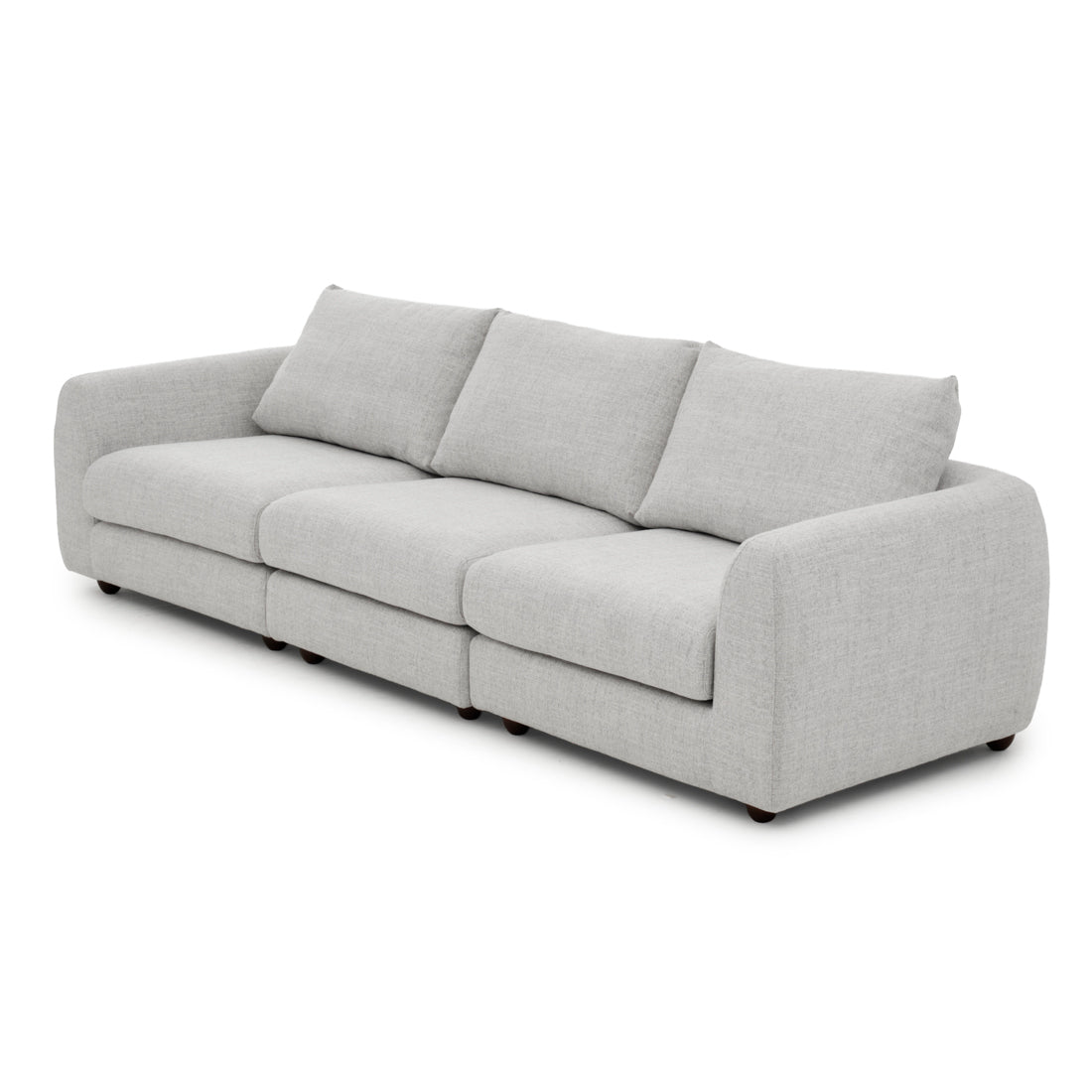 Nadal Fabric Modular Sofa Light Grey