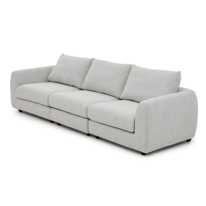 Nadal Fabric Modular Sofa Light Grey