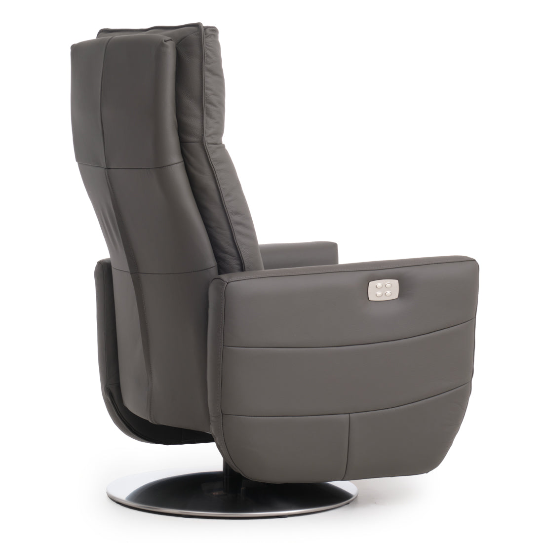 Waven Reclining Accent Chair Dark Grey
