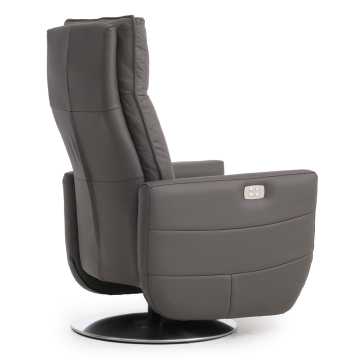 Waven Reclining Accent Chair Dark Grey