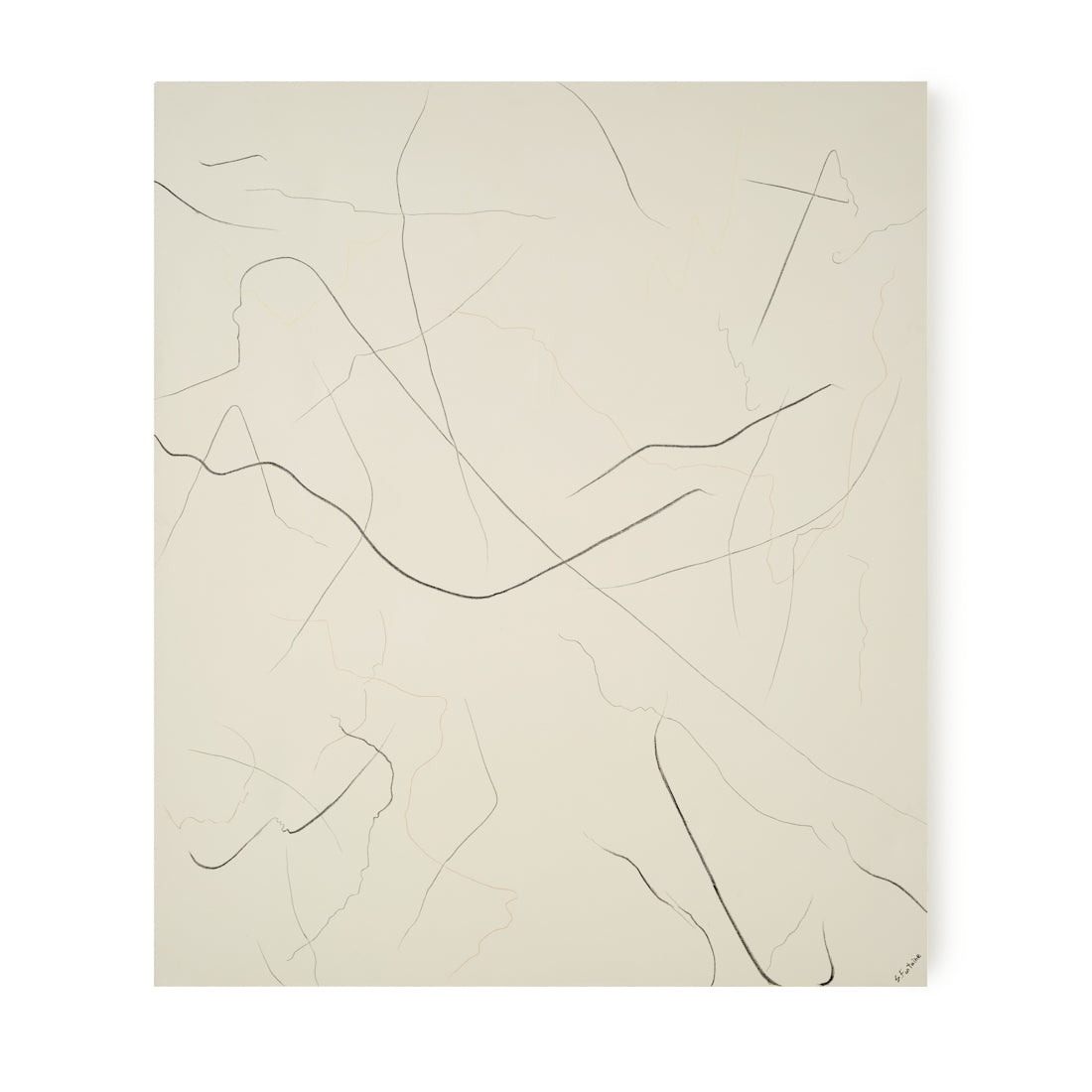 Natura Painting on Canvas Beige