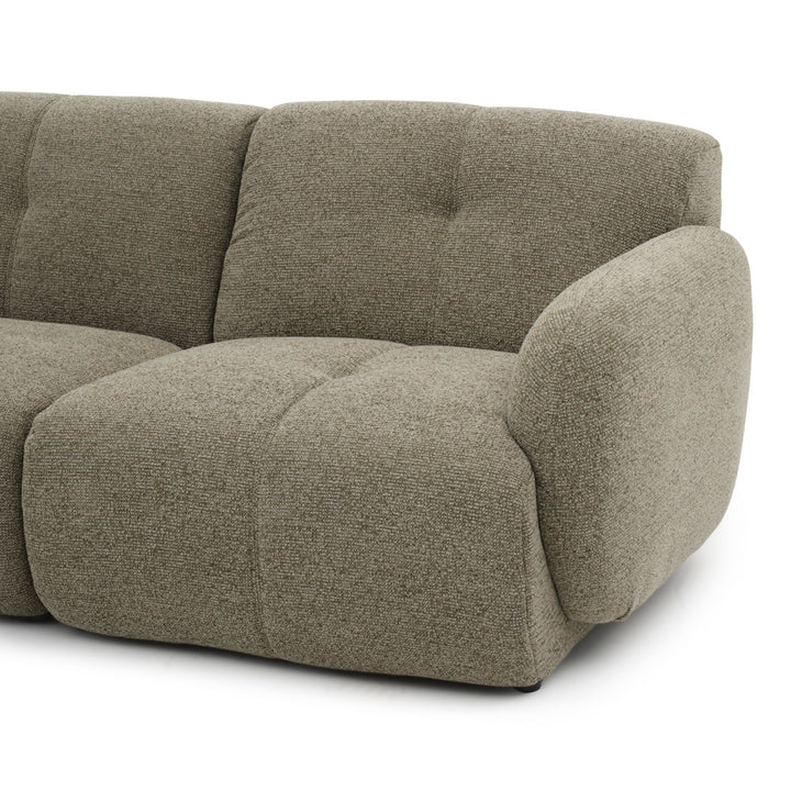 Nalinda Fabric Modular Sofa Light Green