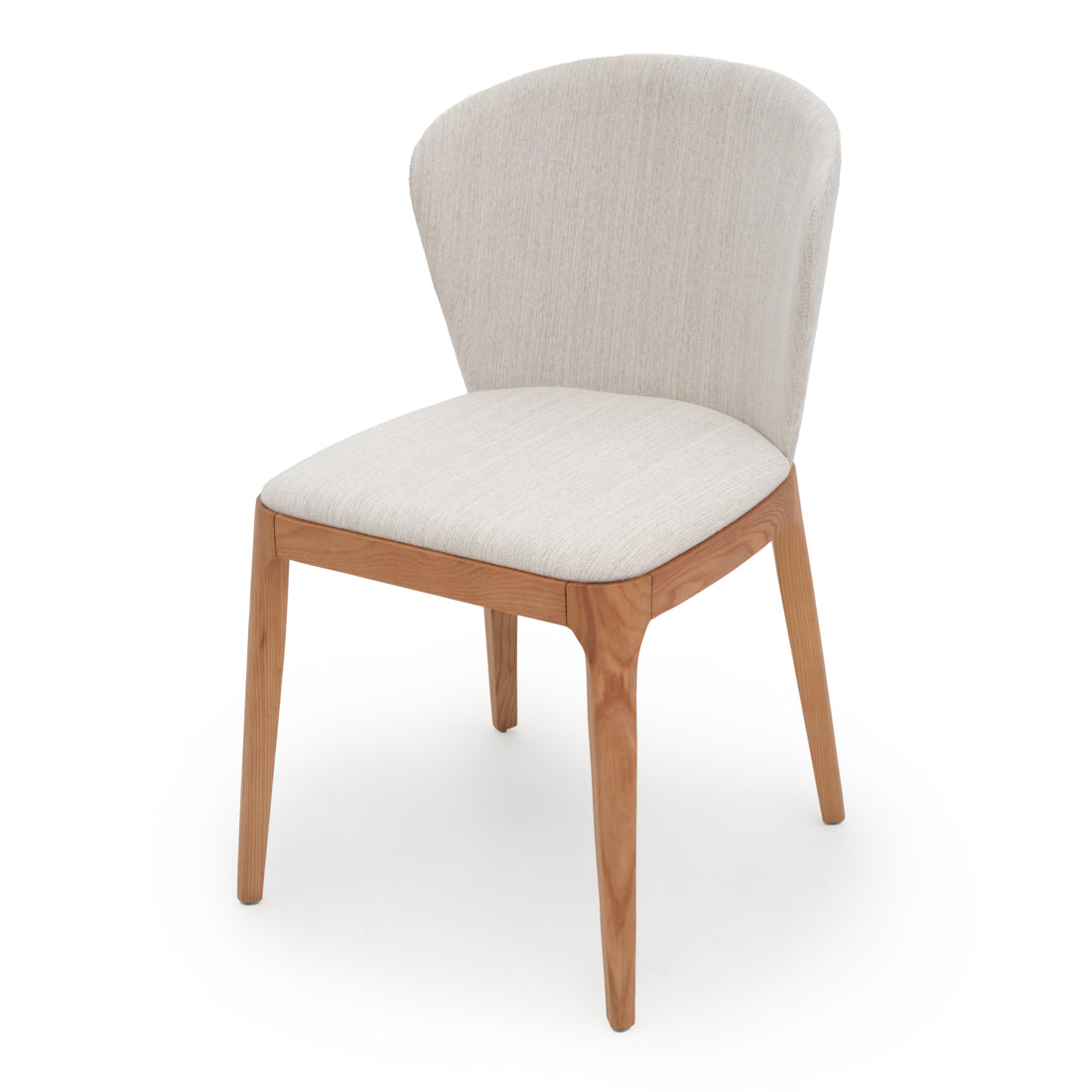 Nelvy Fabric Chair Off White