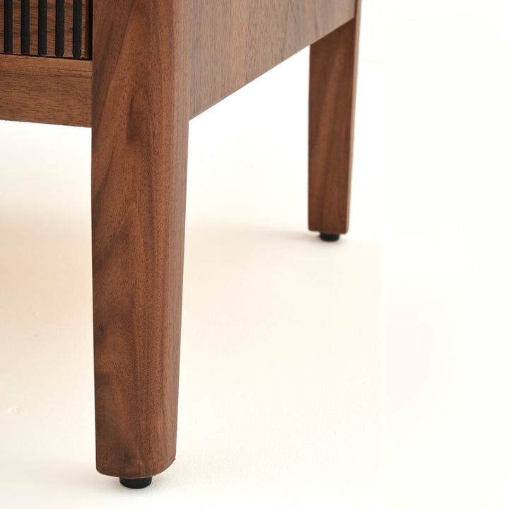 Edriana Left Nightstand Dark Brown