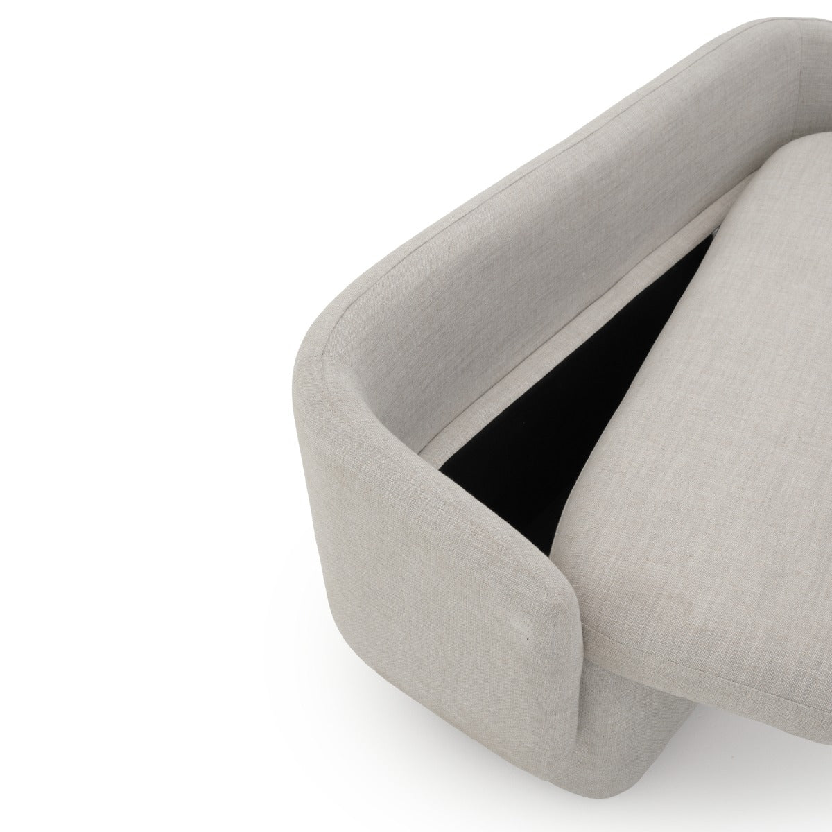Nadima Bench with Storage Beige