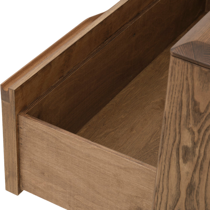 Nicolette 6-Drawer Dresser Dark Brown