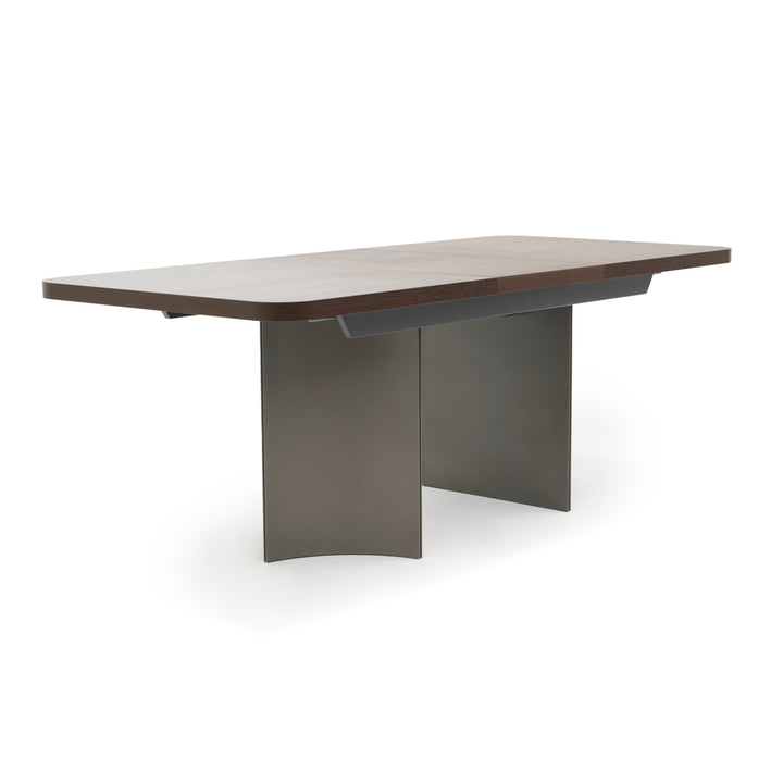 Wadena Extendable Dining Table Dark Brown