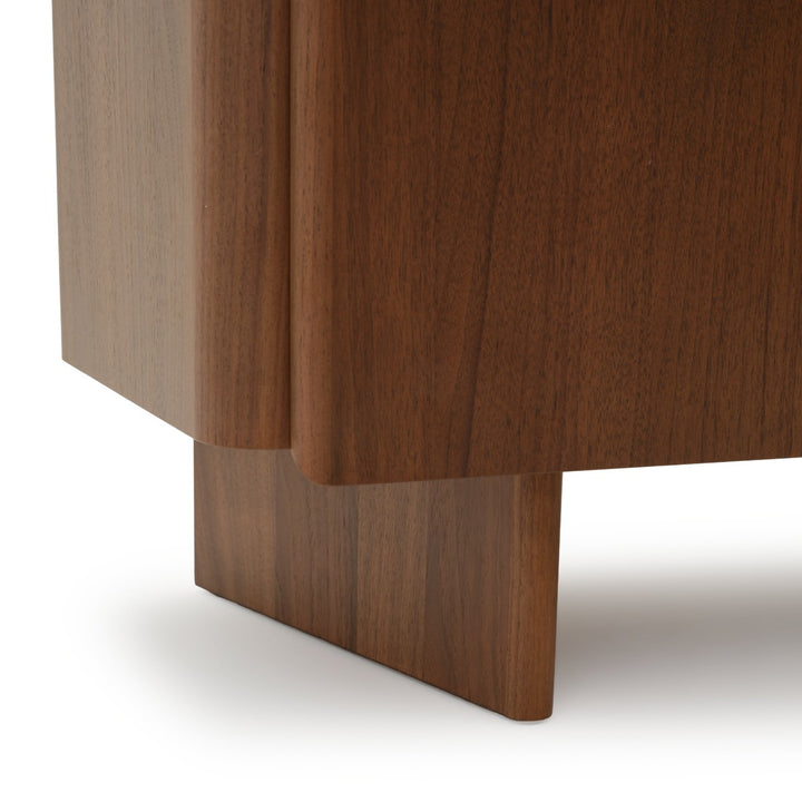 Navani Wood Sideboard Light Brown