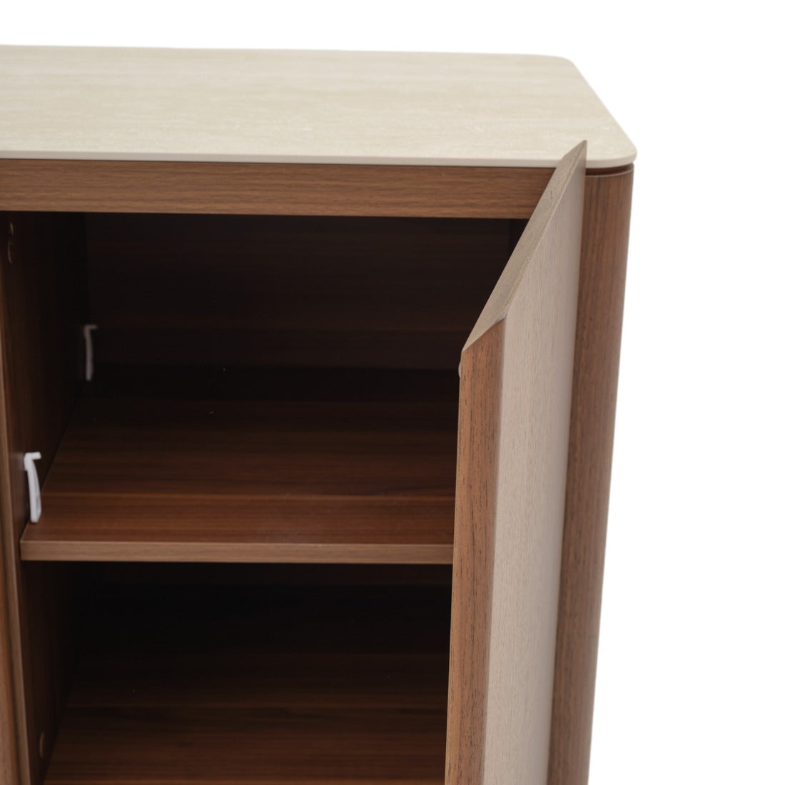 Navani Wood Sideboard Light Brown