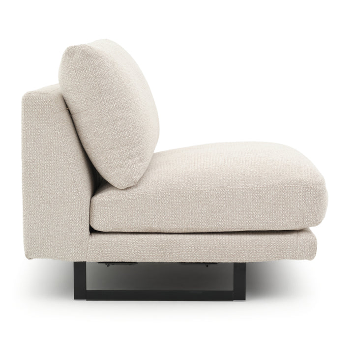 Elizabeth Modular Chair W. Table Right Beige