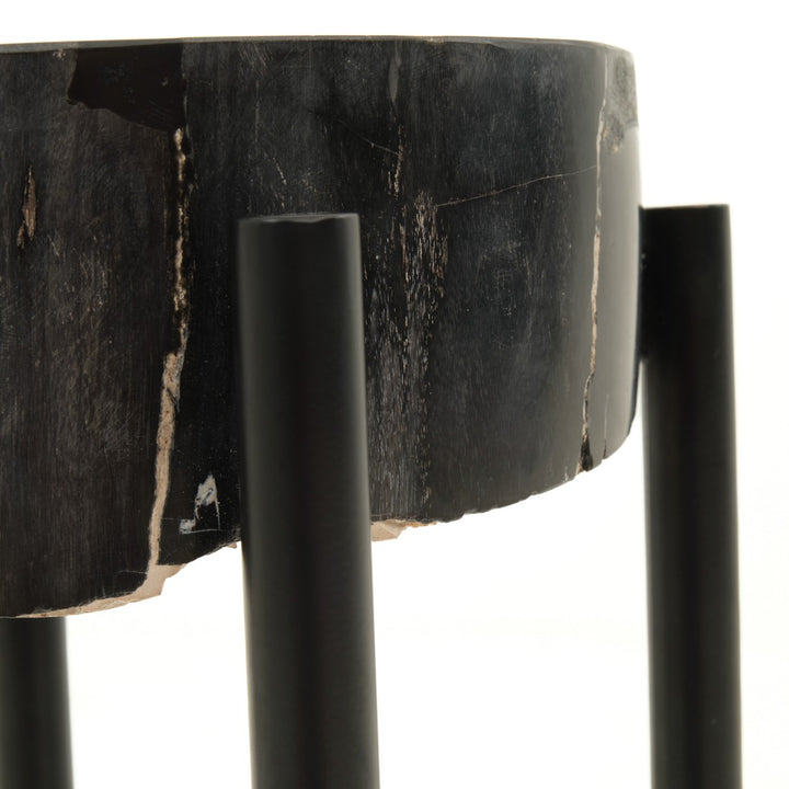 Walford Wood End Table Black