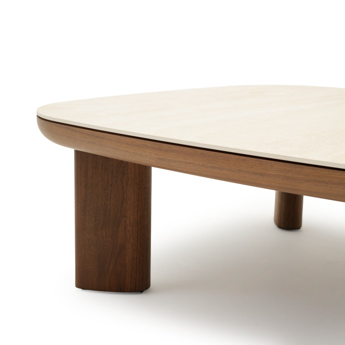 Navani Ceramic Coffee Table Light Brown
