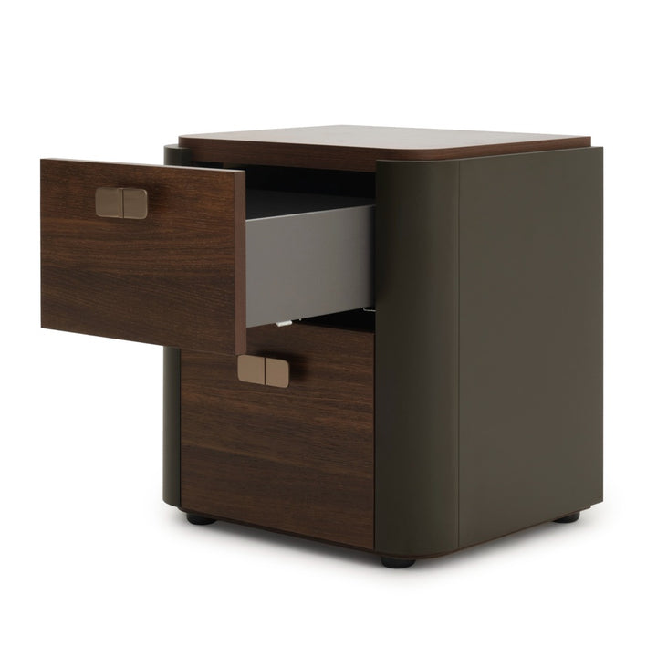Wadena Nightstand Dark Brown