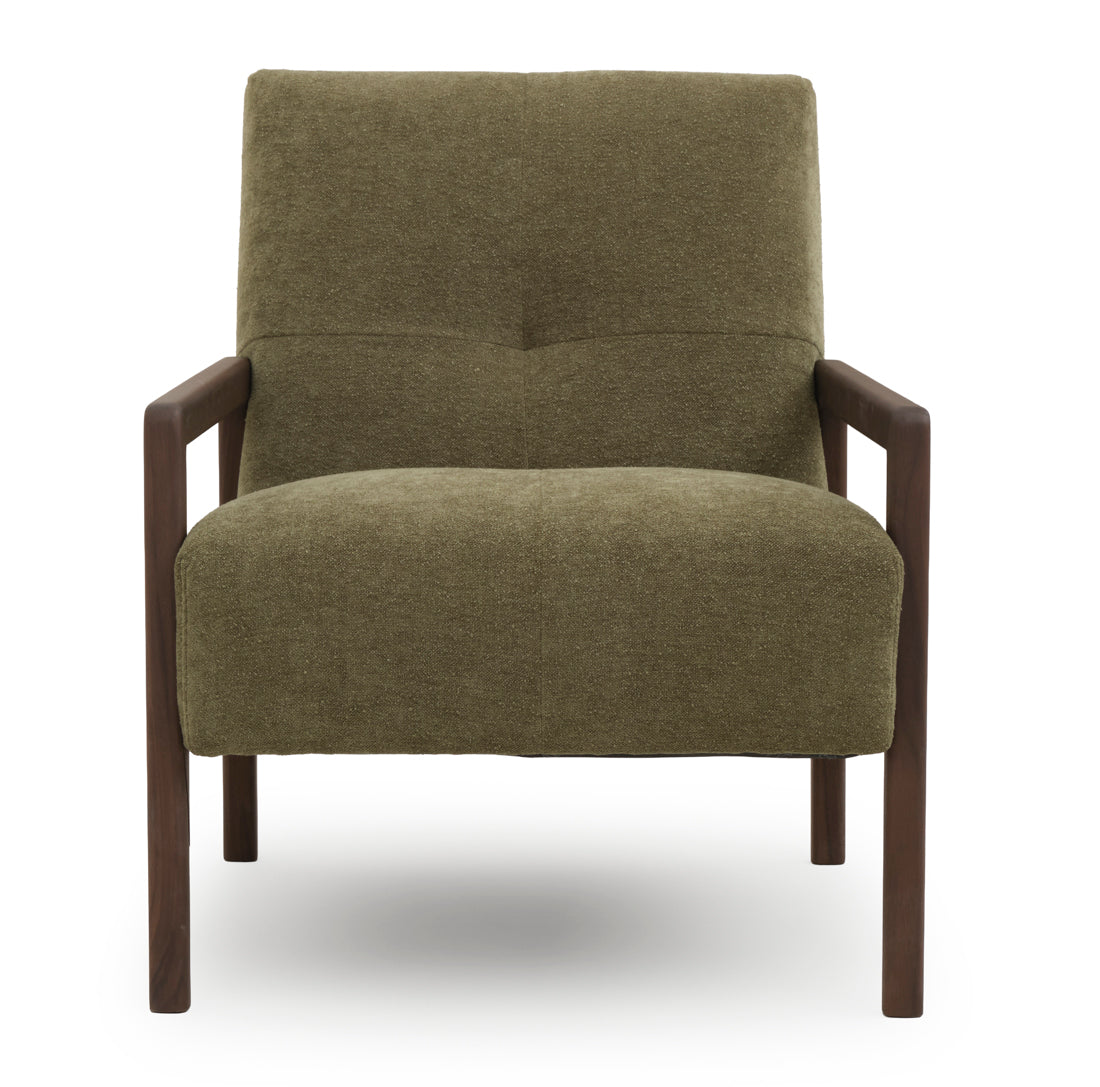 Norina Fabric Accent Chair Light Green
