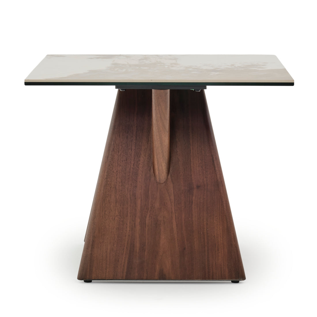 Emmeline Ceramic End Table Light Brown