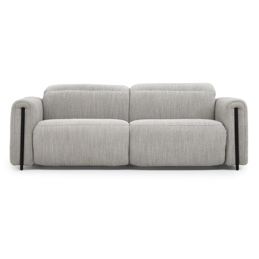 Wilnoir Fabric Reclining Sofa Light Grey