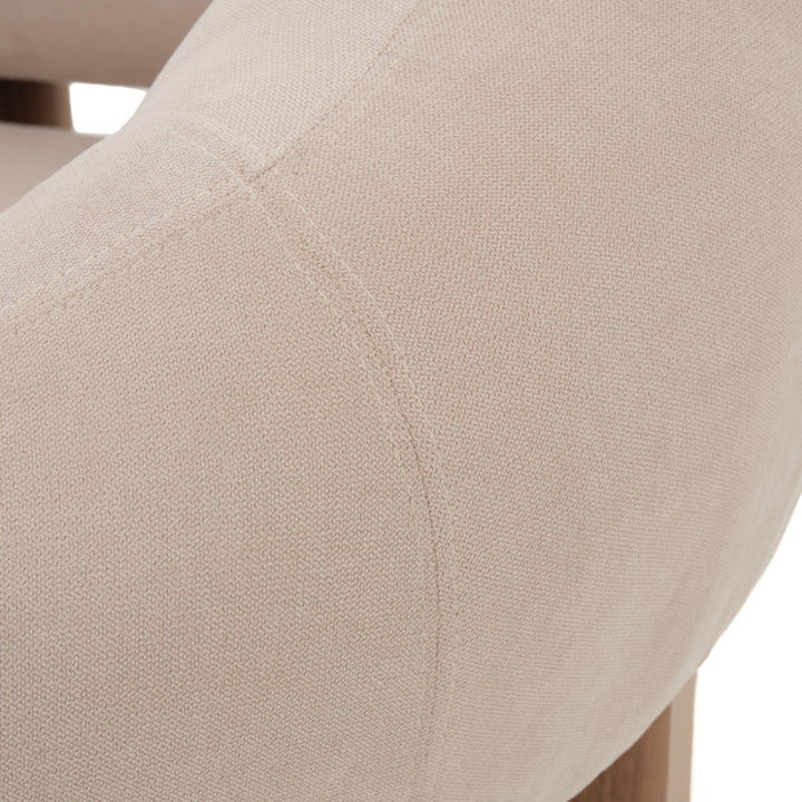 Emily Fabric Accent Chair Beige