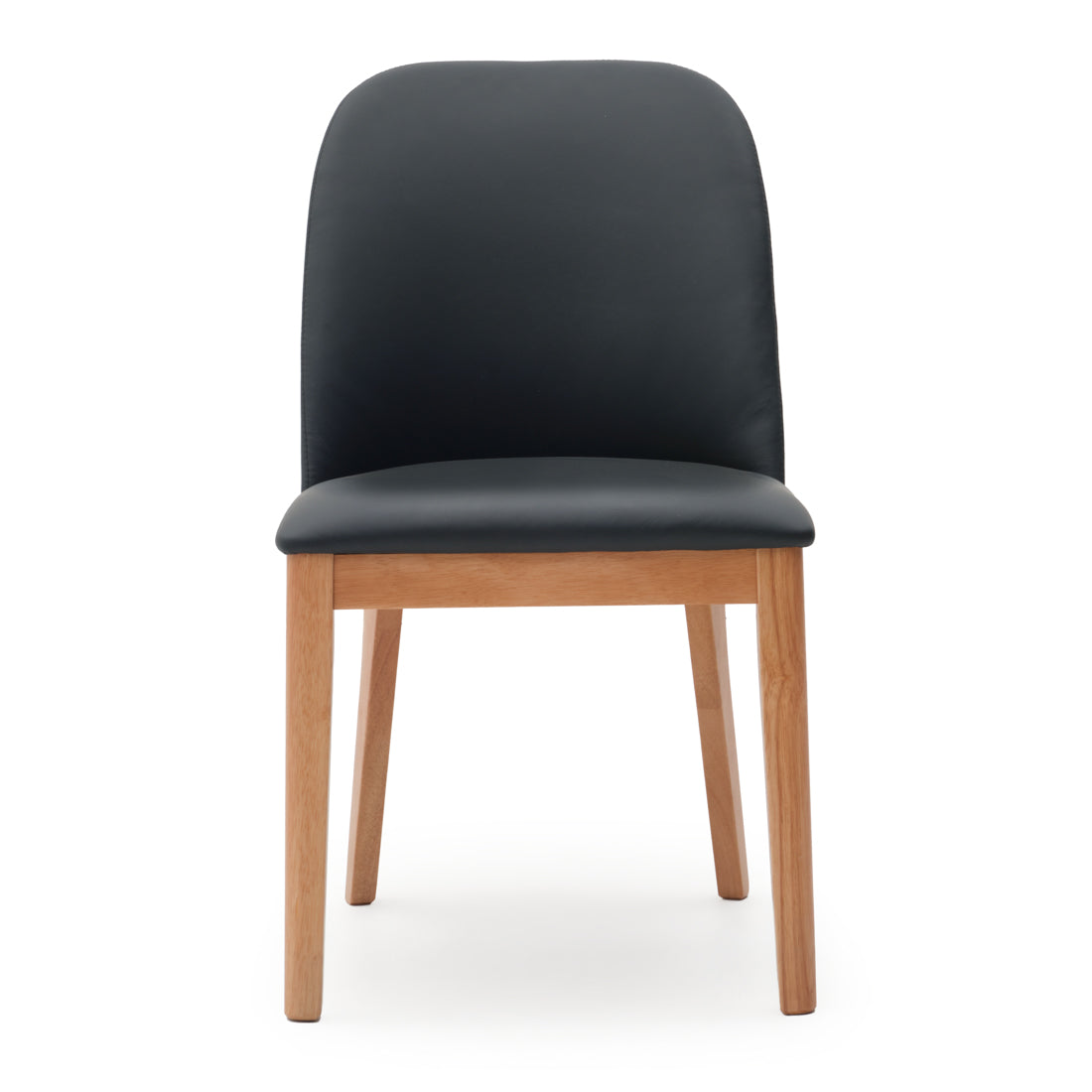 Evy Leather Chair Black