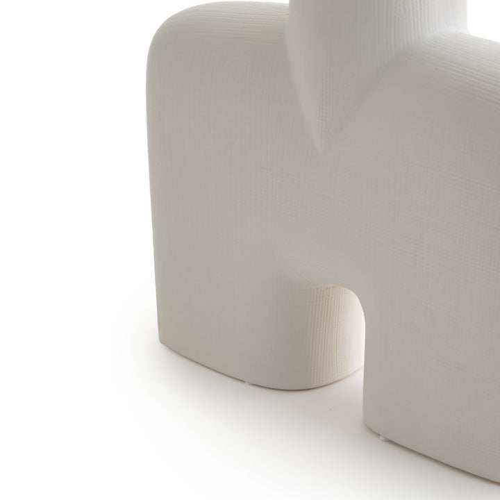 Essoto Ceramic Vase White
