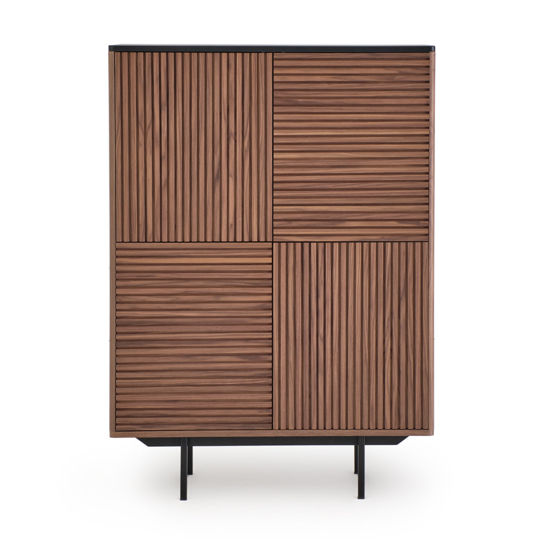 Emory Wood Curio Dark Brown