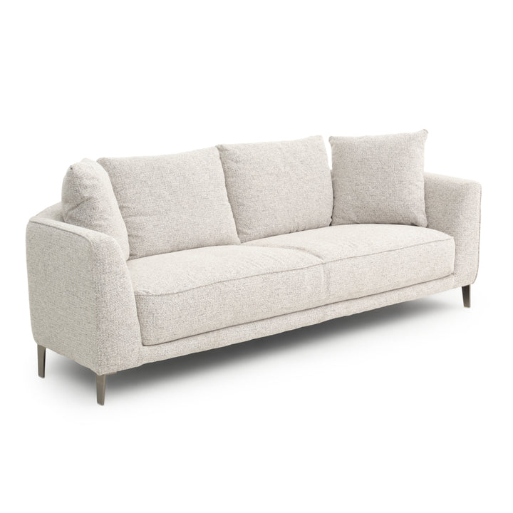 Wester Fabric Sofa Black & White
