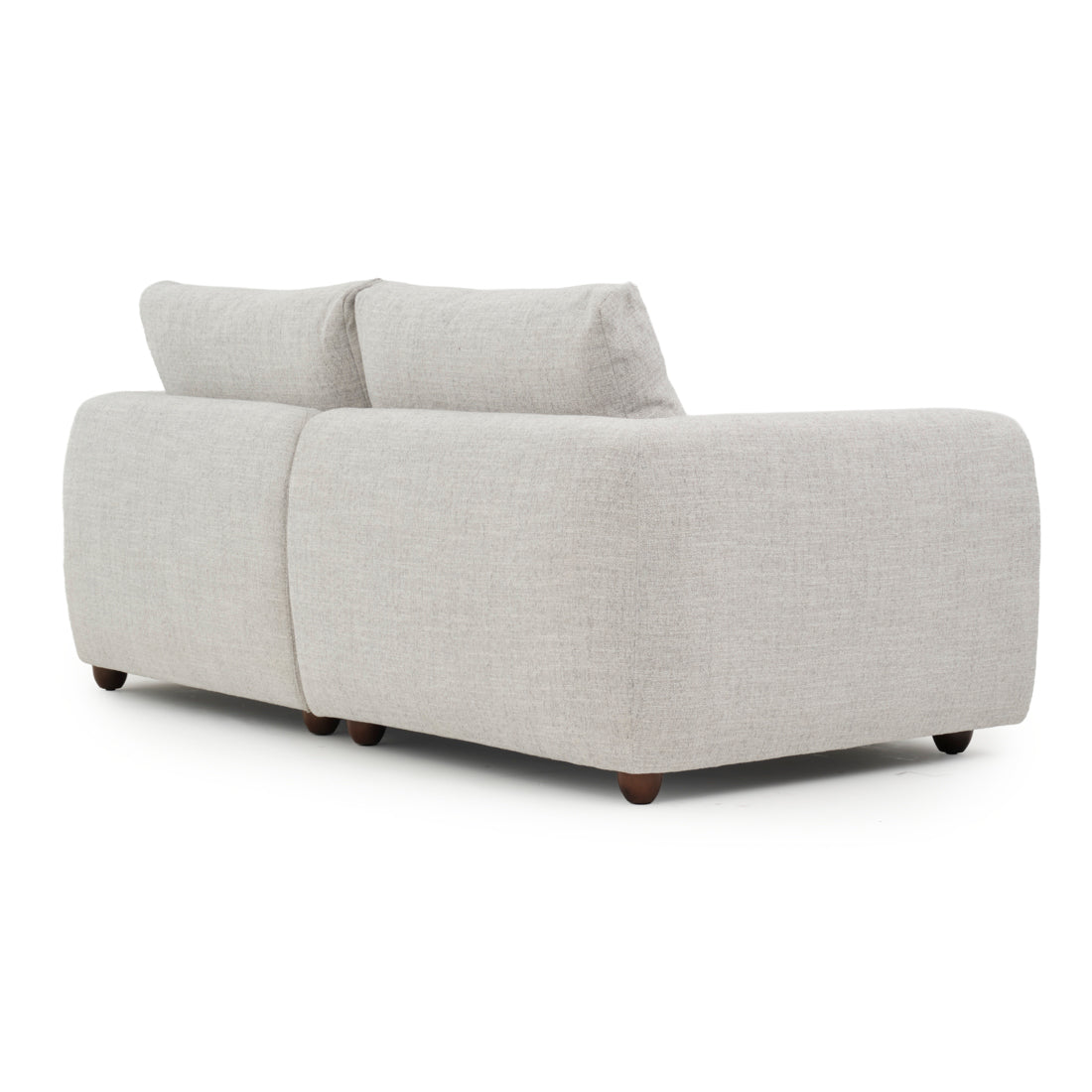 Nadal Fabric Modular Loveseat Light Grey