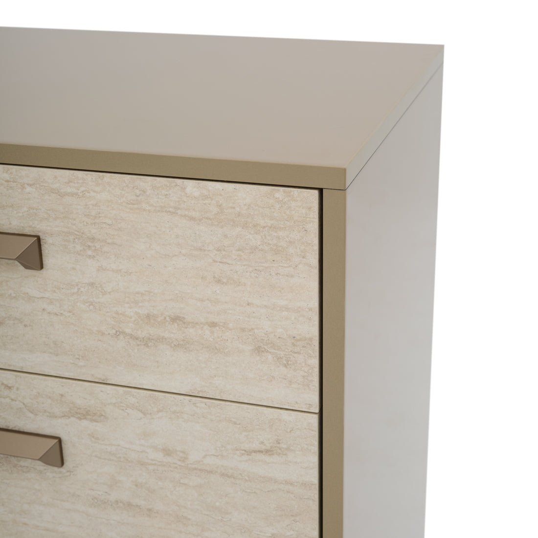 Nunzia 6-Drawer Dresser Beige