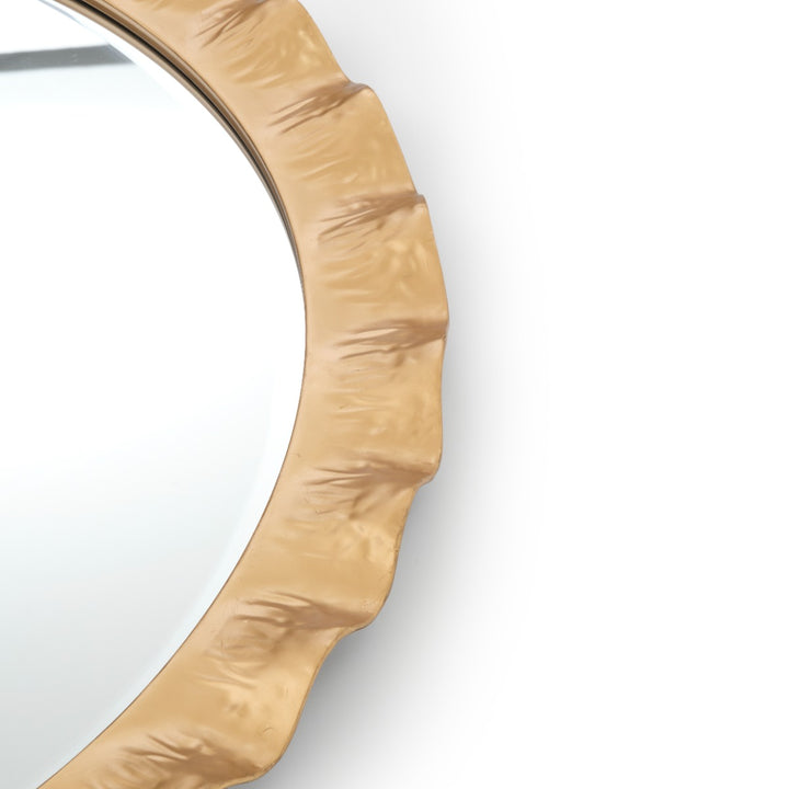 Wavie Wall Mirror Gold