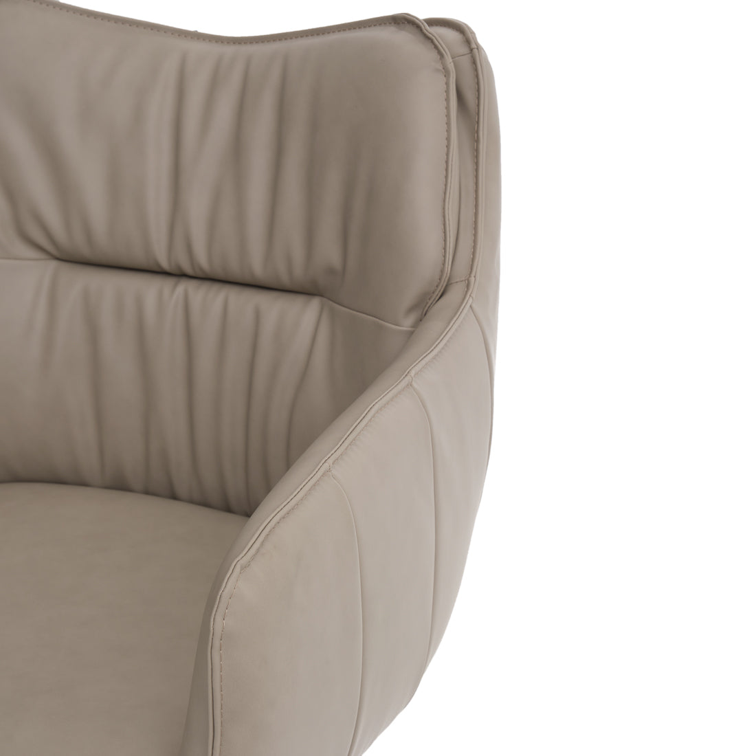 Nahara Swivel Armchair Taupe