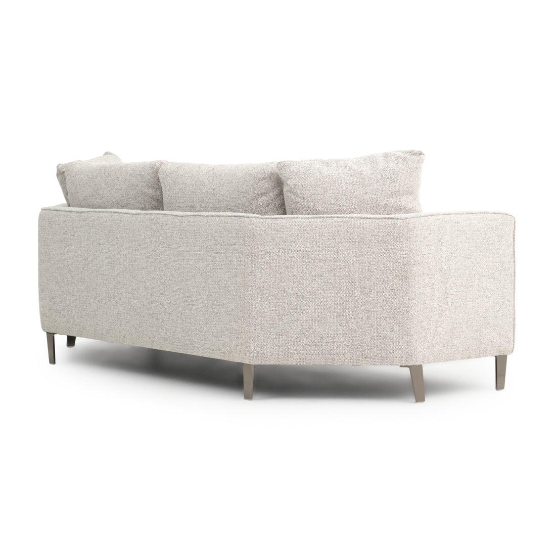 Wester Fabric Sofa Black & White