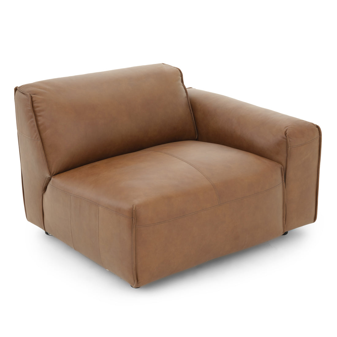 Nessa Modular Right Chair Dark Brown