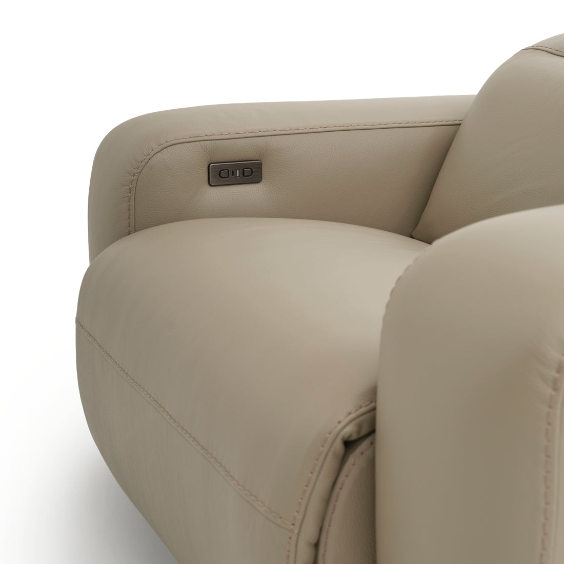 Eltha Reclining Accent Chair Taupe