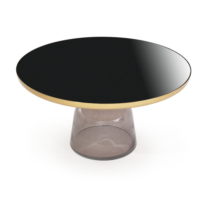 Wanya Glass Coffee Table Black