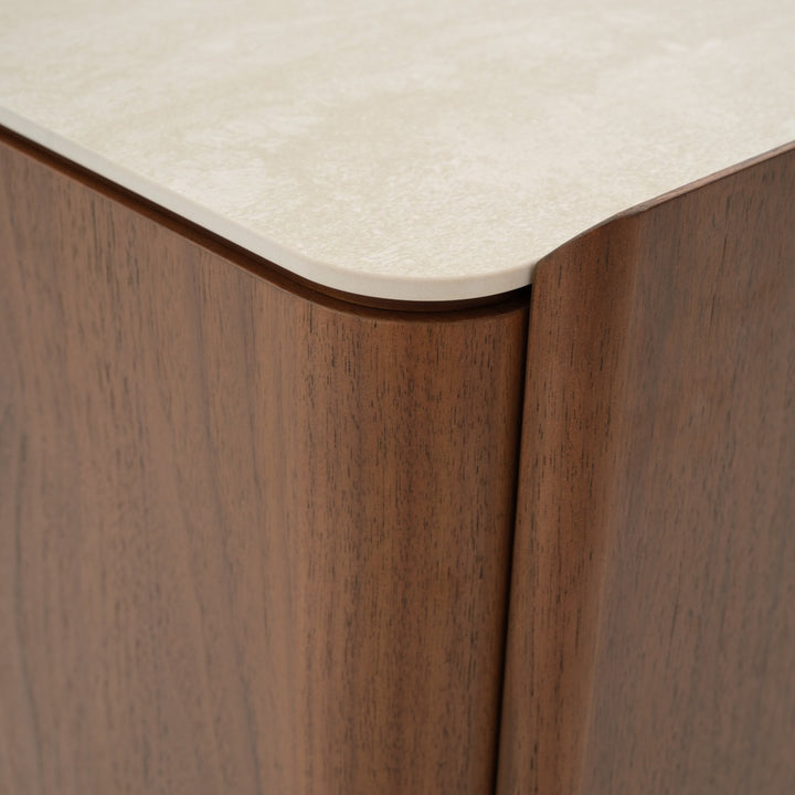 Navani Wood Sideboard Light Brown