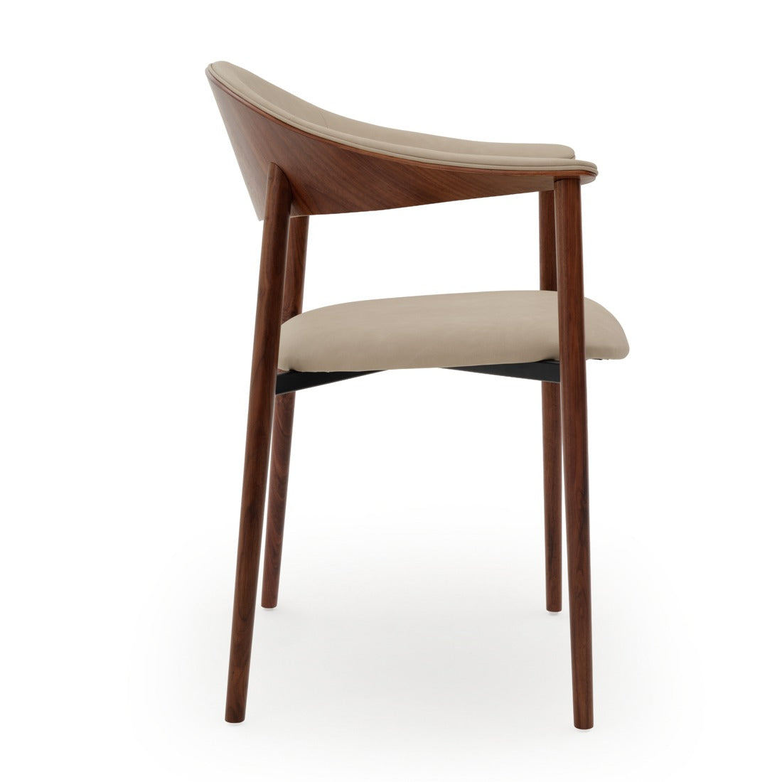 Etina Wood Armchair Taupe