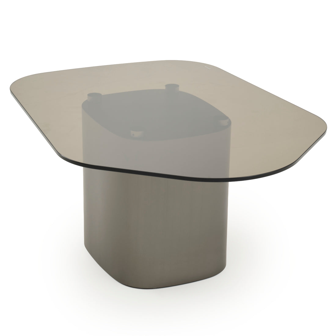 Whitford Glass Coffee Table Dark Grey