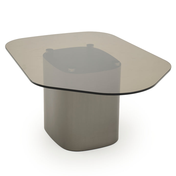 Whitford Glass Coffee Table Dark Grey