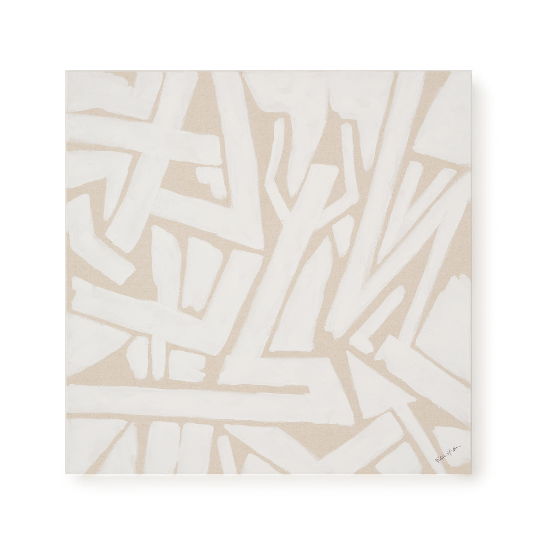 Nabalz Painting on Canvas Off White