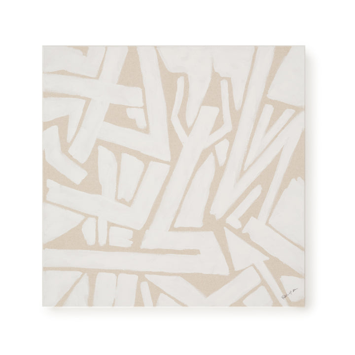 Nabalz Painting on Canvas Off White