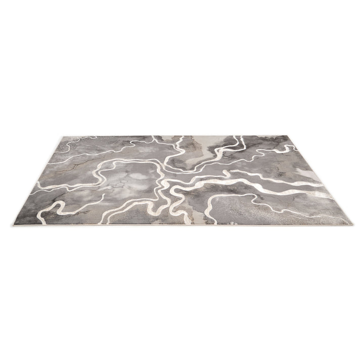 Wilburg Area Rug Dark Grey