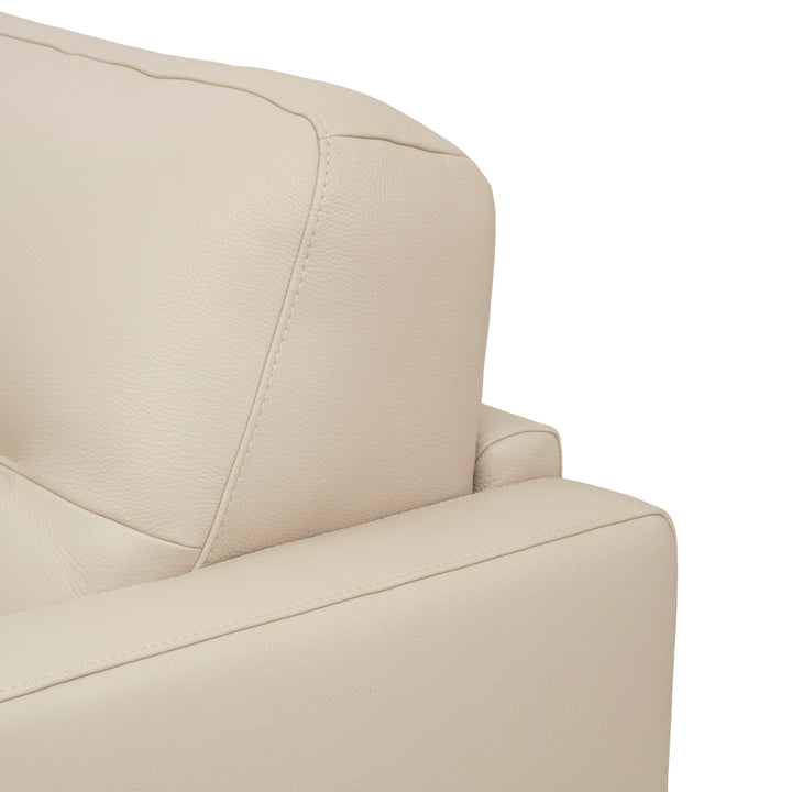 Elati Leather Queen Sofa-Bed Beige
